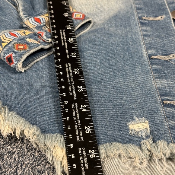 DRIFTWOOD Denim Jacket with Embroidered Accents - Picture 11 of 16